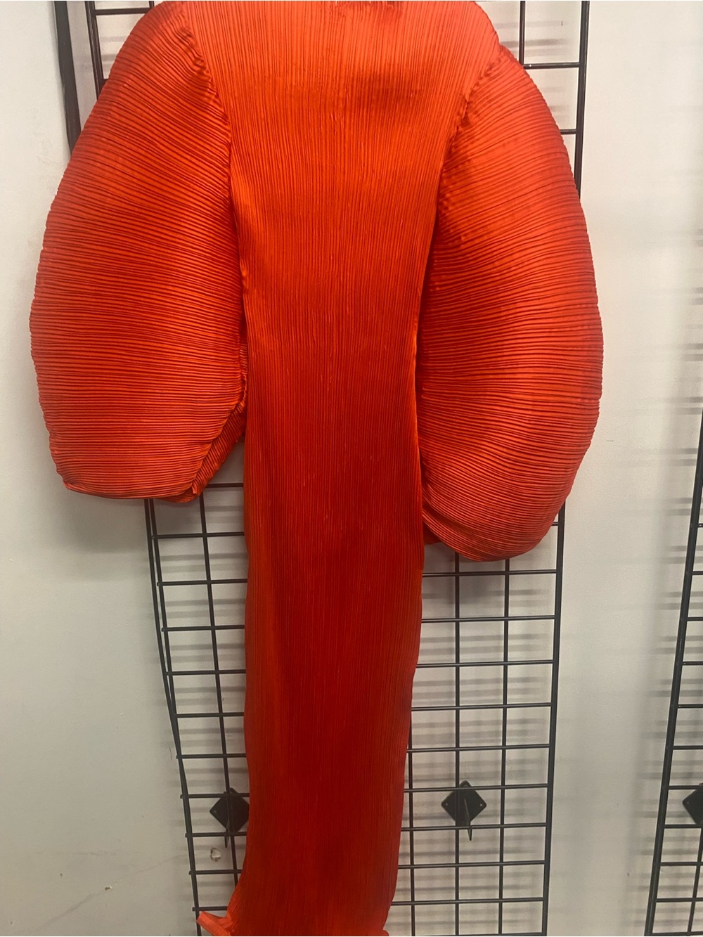 Women's Pleated Statement Sleeve Dress